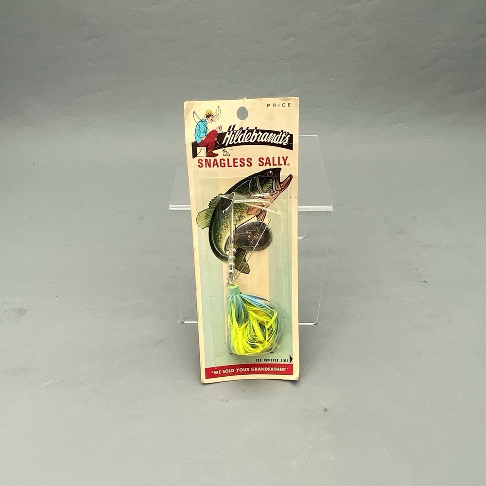 Hildebrandt 4SSN-BY 1/3 oz Snagless Sally Nickel Blade Blue and Green